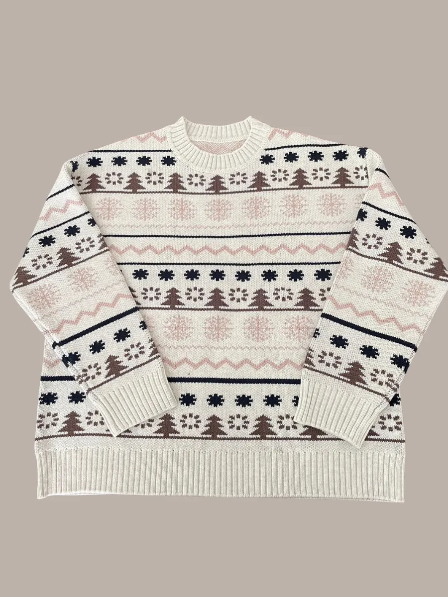 Moose Tracks Winter Sweater sold by Sunkissed Coconut product image thumbnail 3