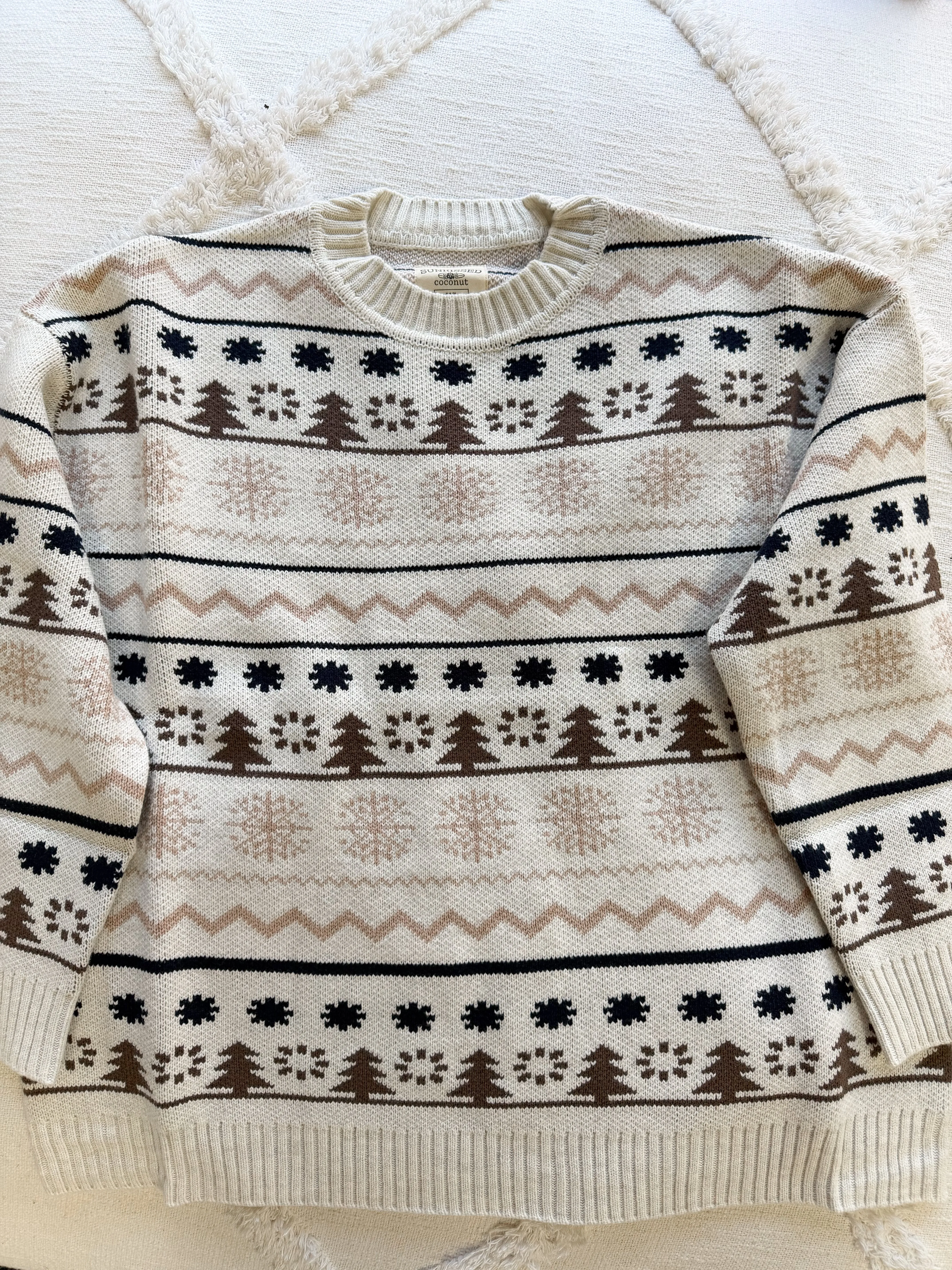 Moose Tracks Winter Sweater sold by Sunkissed Coconut product image thumbnail 2