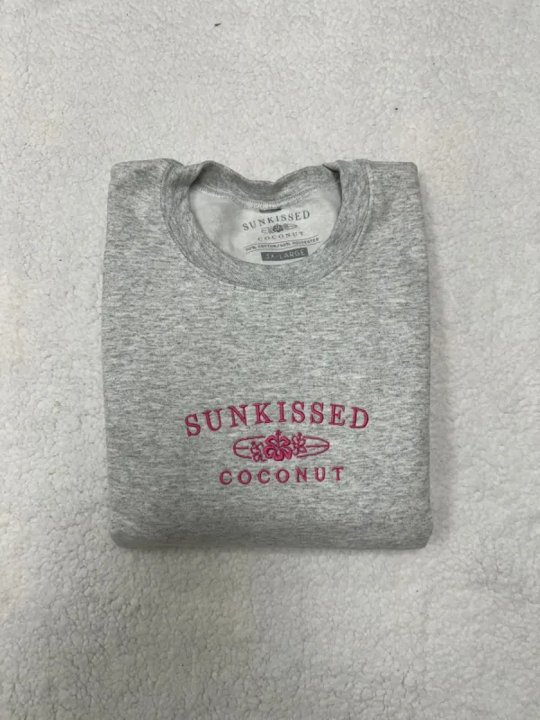 Logo Embroidered Sweatshirt sold by Sunkissed Coconut