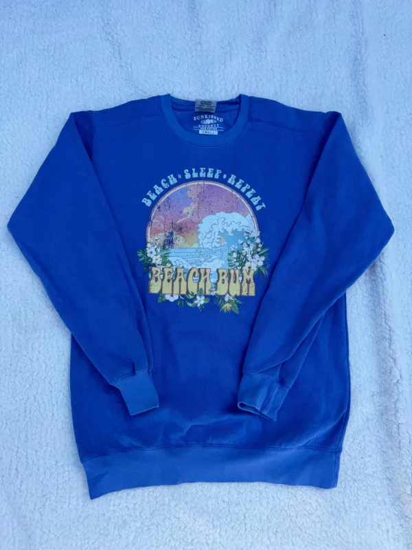 Beach Bum Comfort Colors Sweatshirt sold by Sunkissed Coconut
