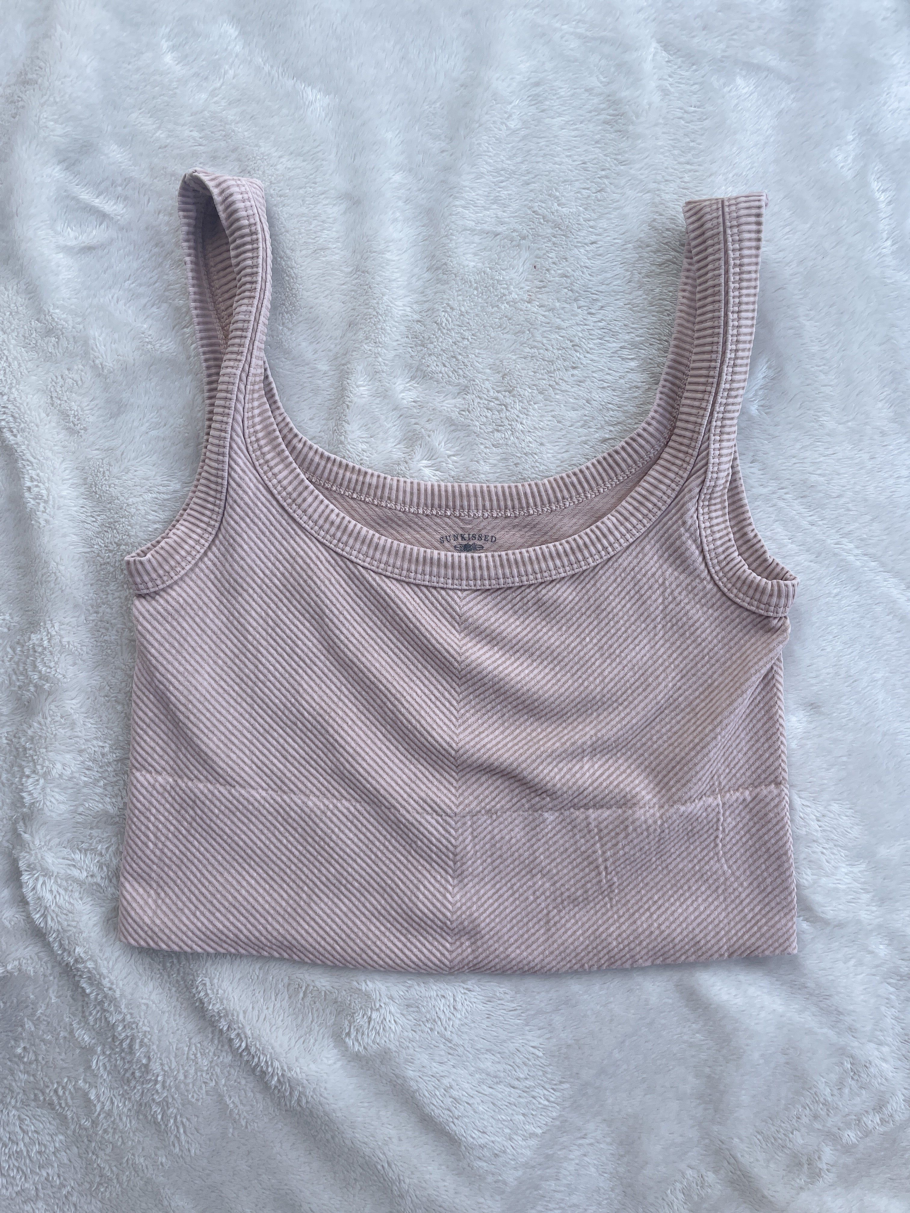 Everyday Vintage Detailed Ribbed Tanktop sold by Sunkissed Coconut