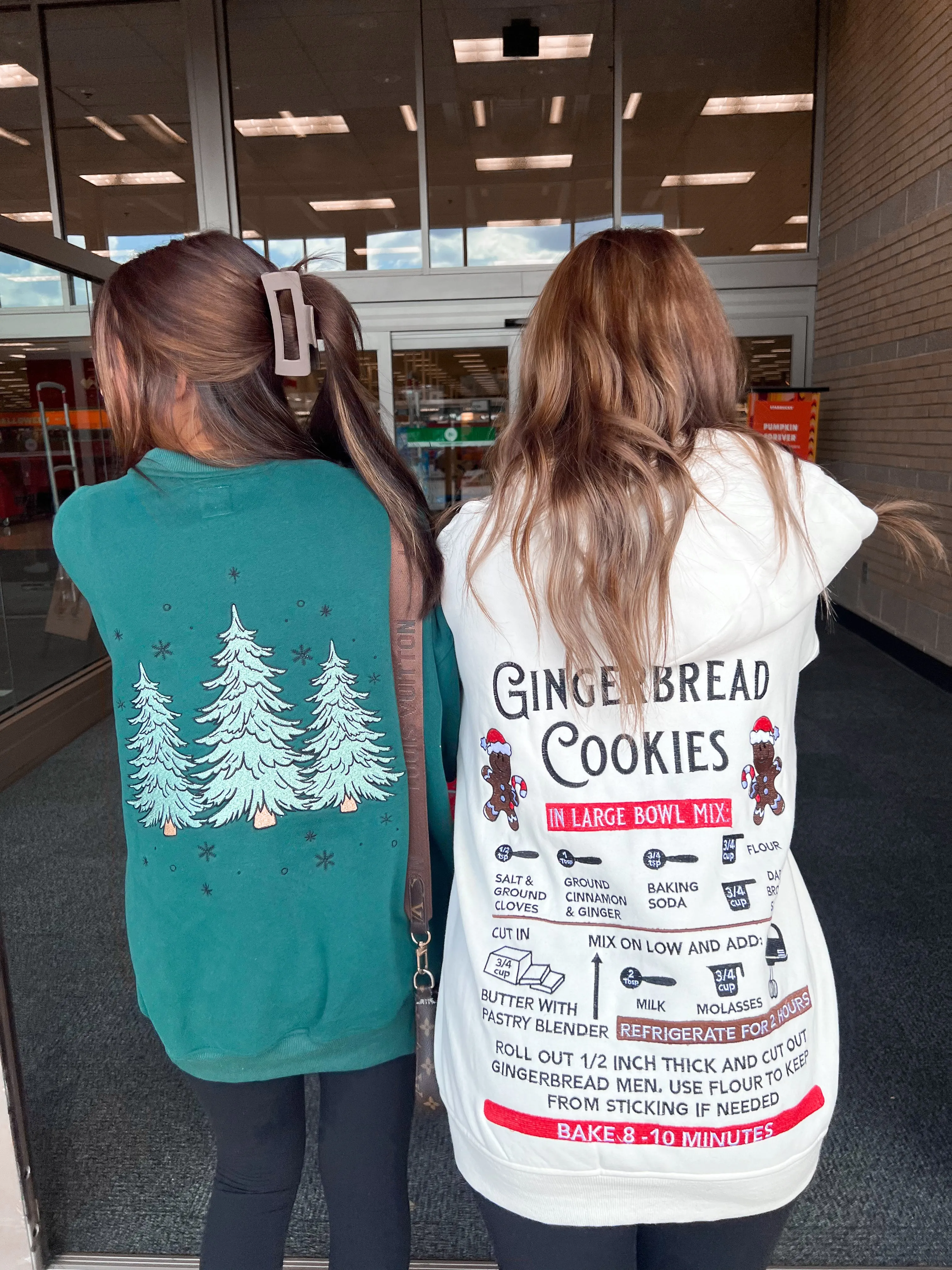 Ivory Gingerbread Recipe Christmas Embroider Hoodie sold by Sunkissed Coconut product image thumbnail 2