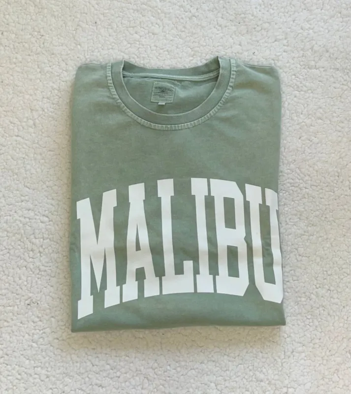 Malibu Washed Bay Tee sold by Sunkissed Coconut