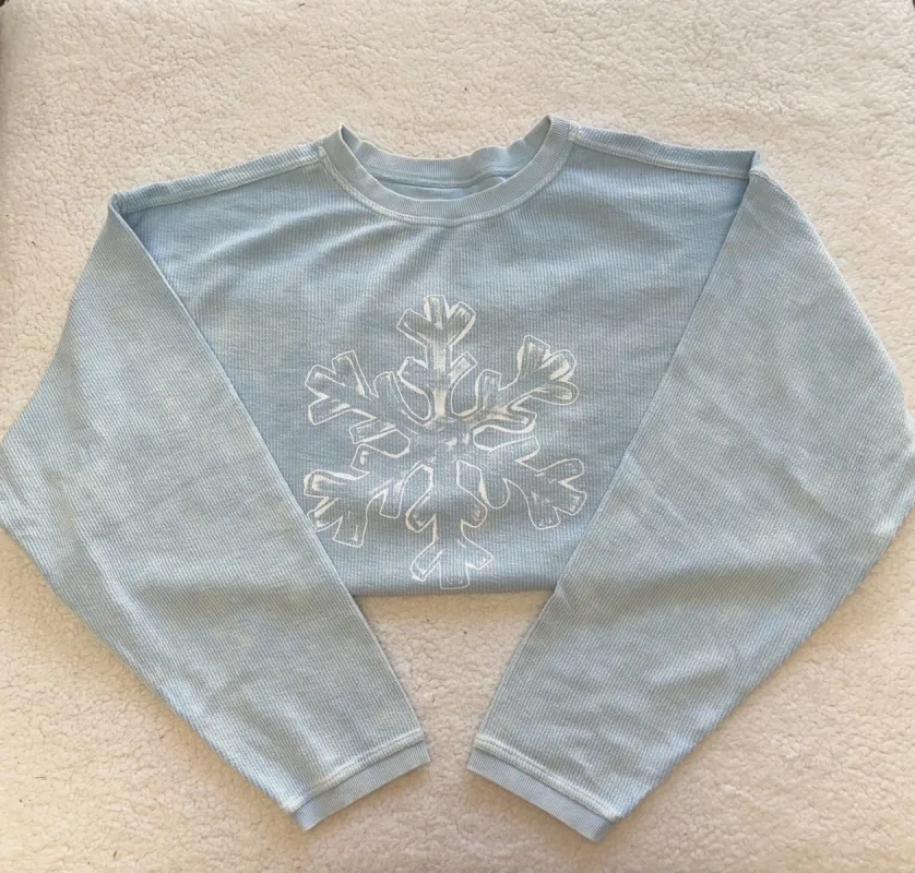 Snowflake Corduroy Sweatshirt sold by Sunkissed Coconut