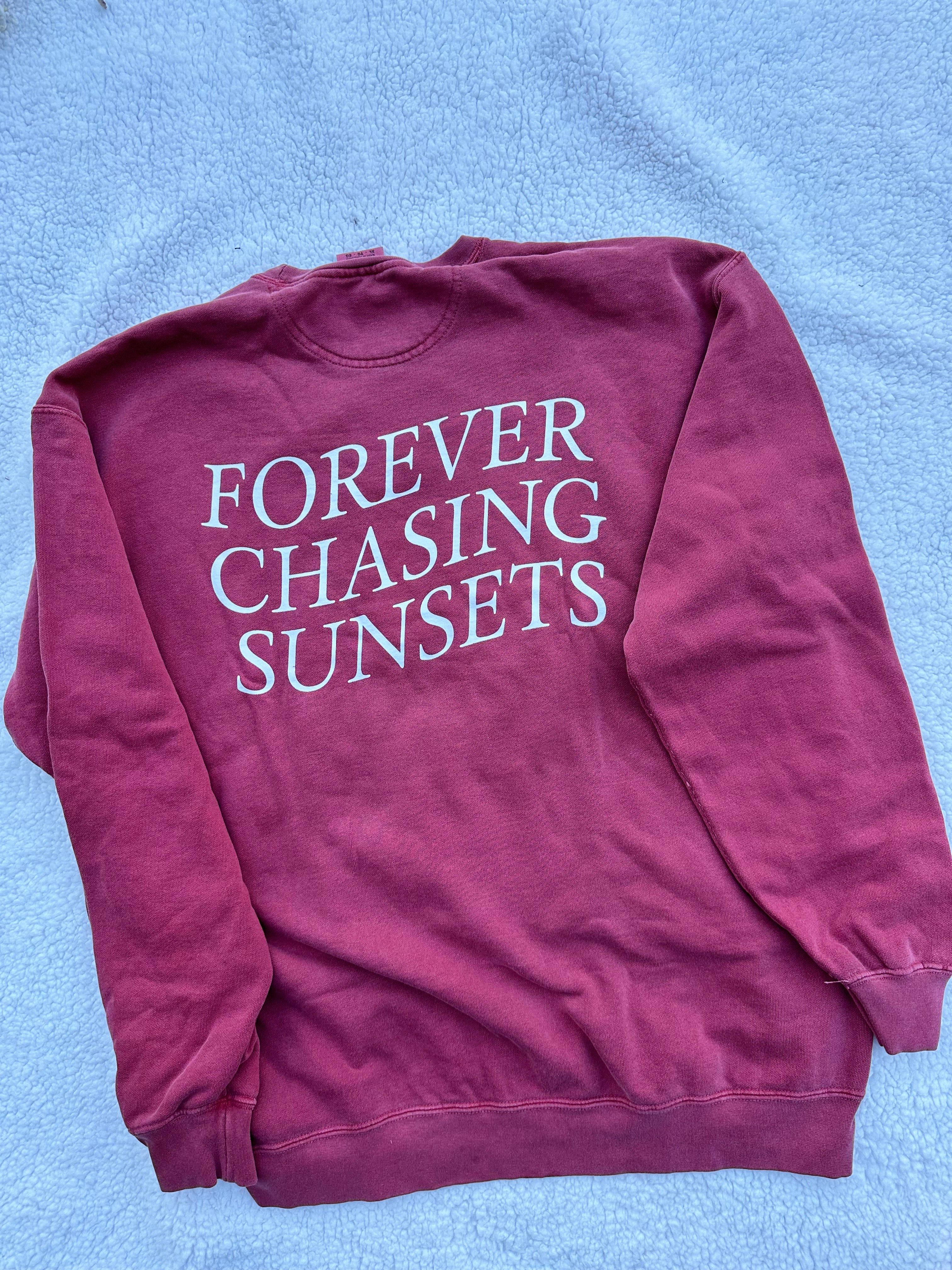Forever Chasing Sunsets Sweatshirt sold by Sunkissed Coconut