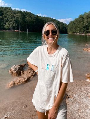 Embroider Hawaii Tee sold by Sunkissed Coconut