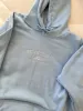 Blue Embroider Sunkissedcoconut Hoodie sold by Sunkissed Coconut