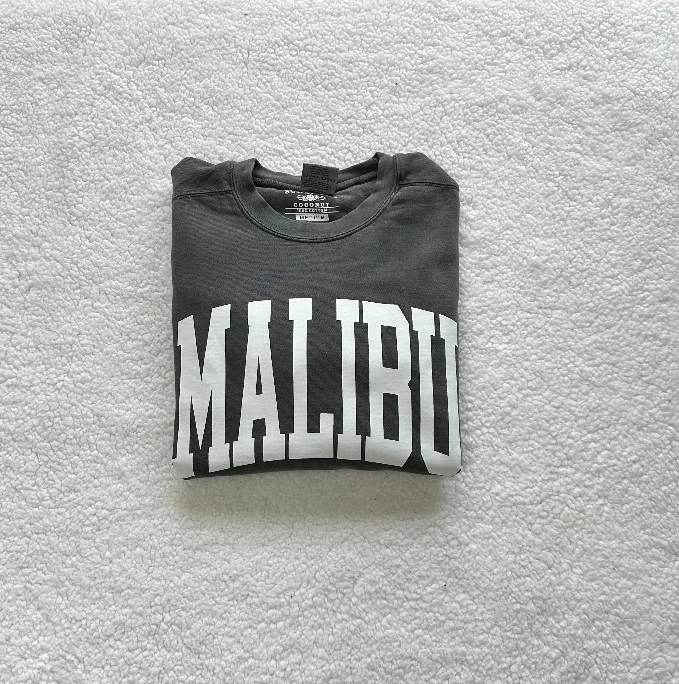Malibu Comfort Colors Sweatshirt sold by Sunkissed Coconut