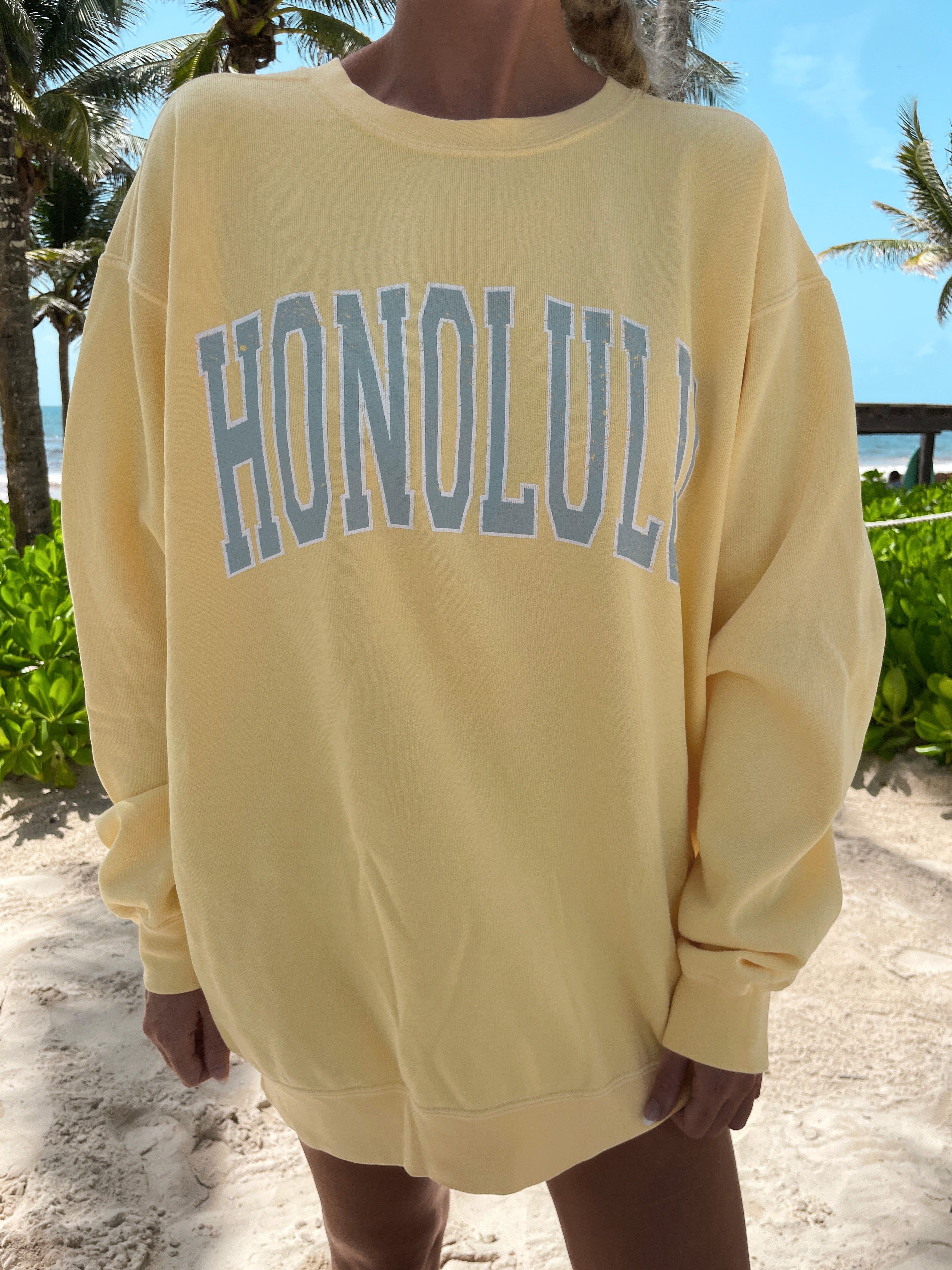 Honolulu Sweatshirt sold by Sunkissed Coconut product image thumbnail 4