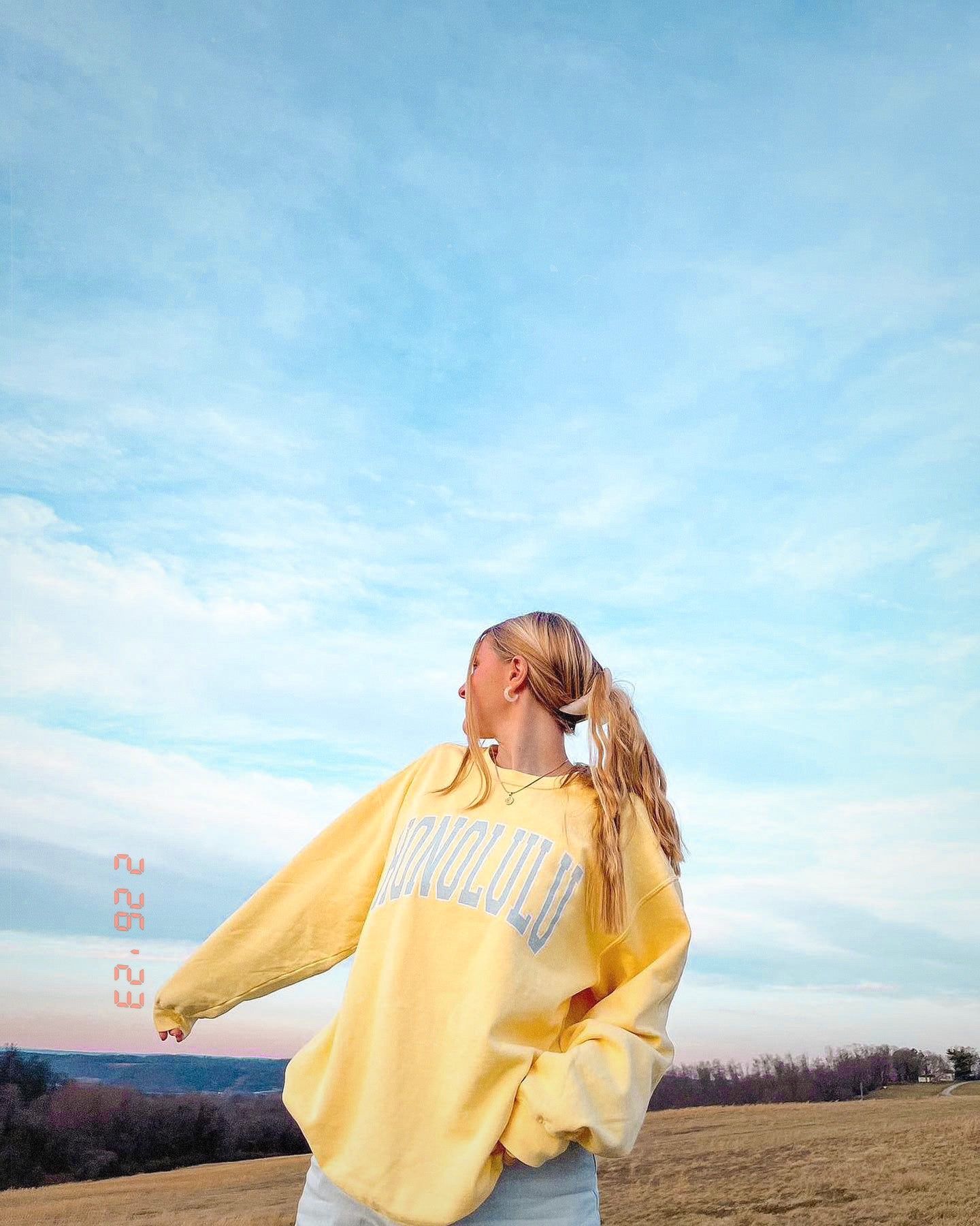 Honolulu Sweatshirt sold by Sunkissed Coconut product image thumbnail 2