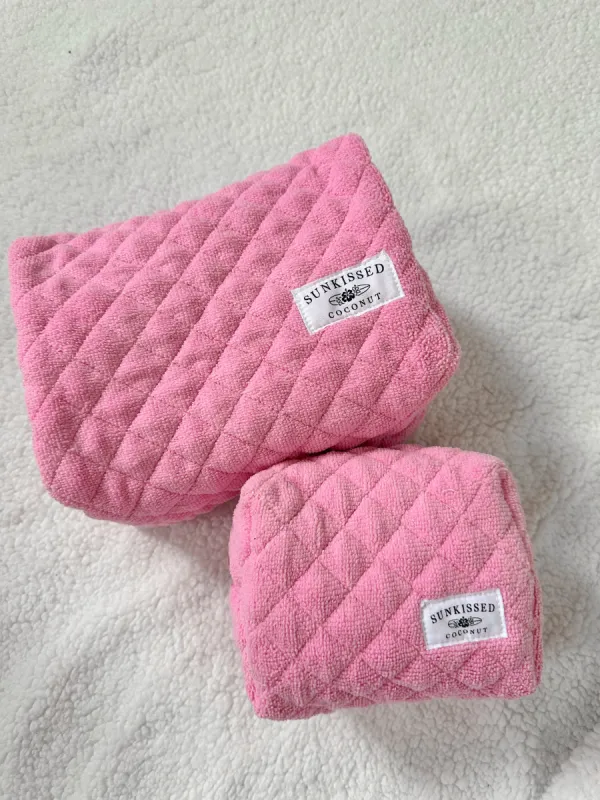 Large Olivia Quilted Handmade Travel Bag sold by Sunkissed Coconut