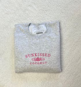 Logo Embroidered Sweatshirt sold by Sunkissed Coconut