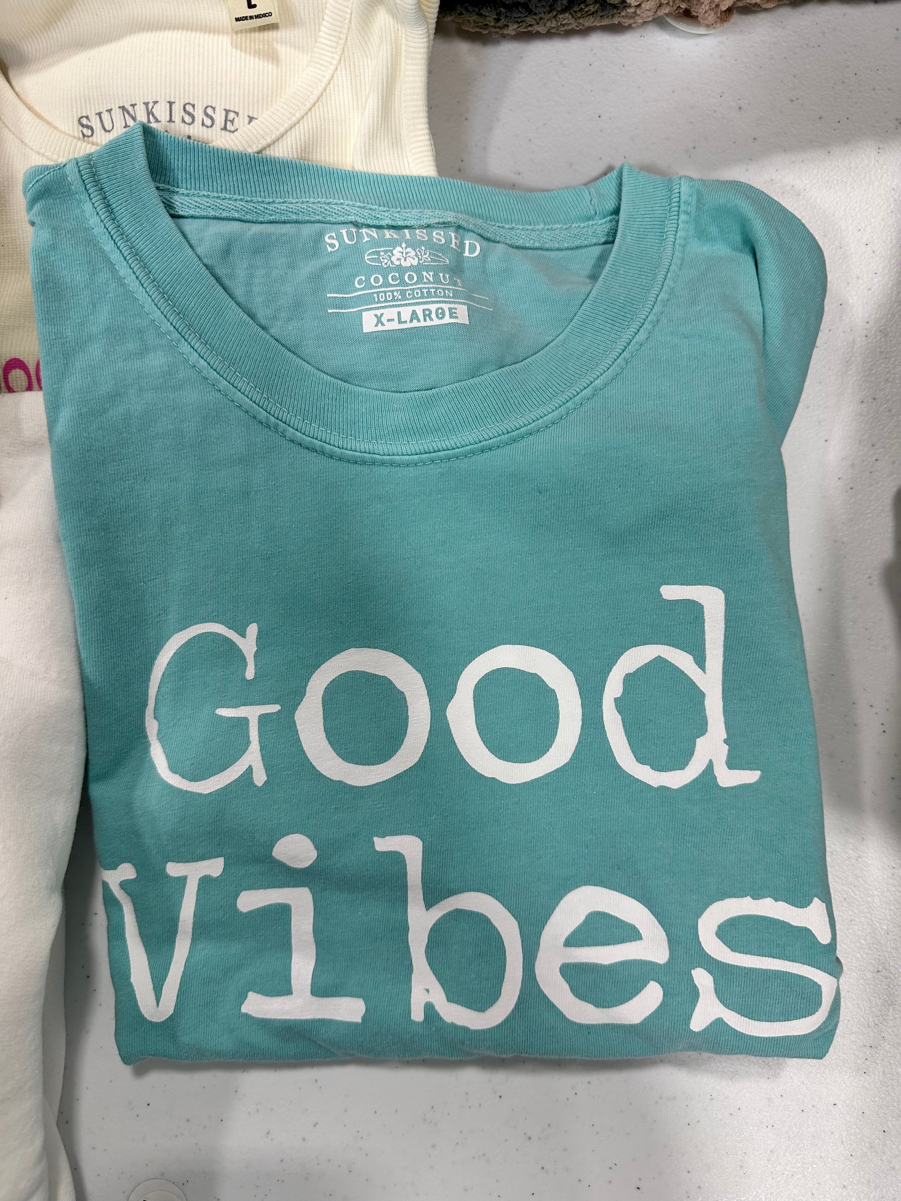 good vibes tee sold by Sunkissed Coconut