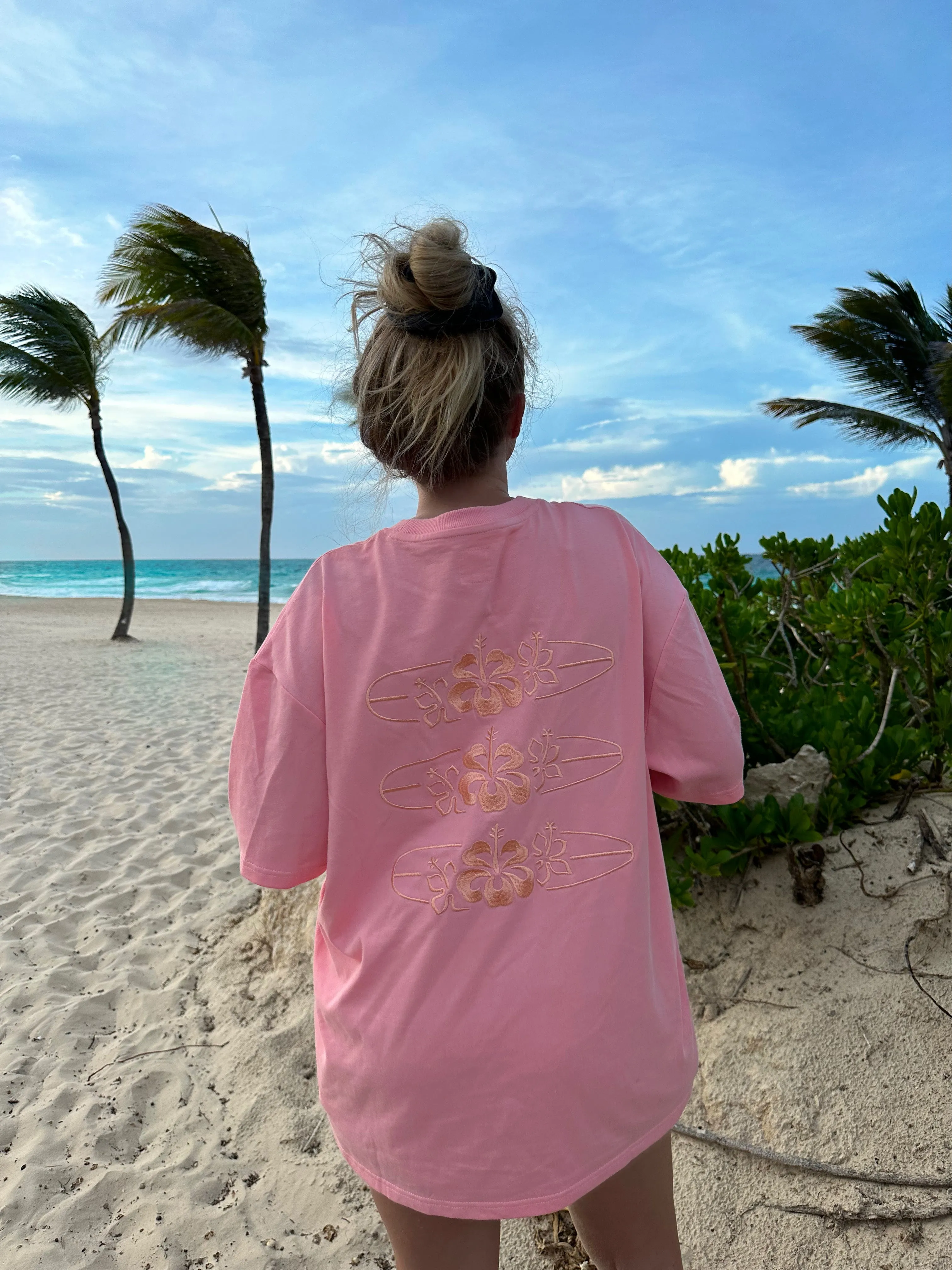 Surfboard Embroider Tee sold by Sunkissed Coconut product image thumbnail 3