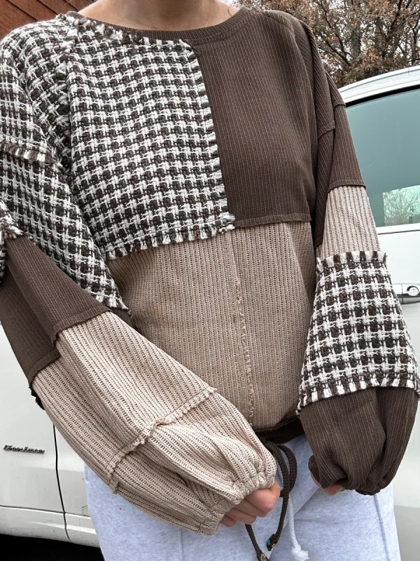Panel Pullover Sweater sold by Sunkissed Coconut