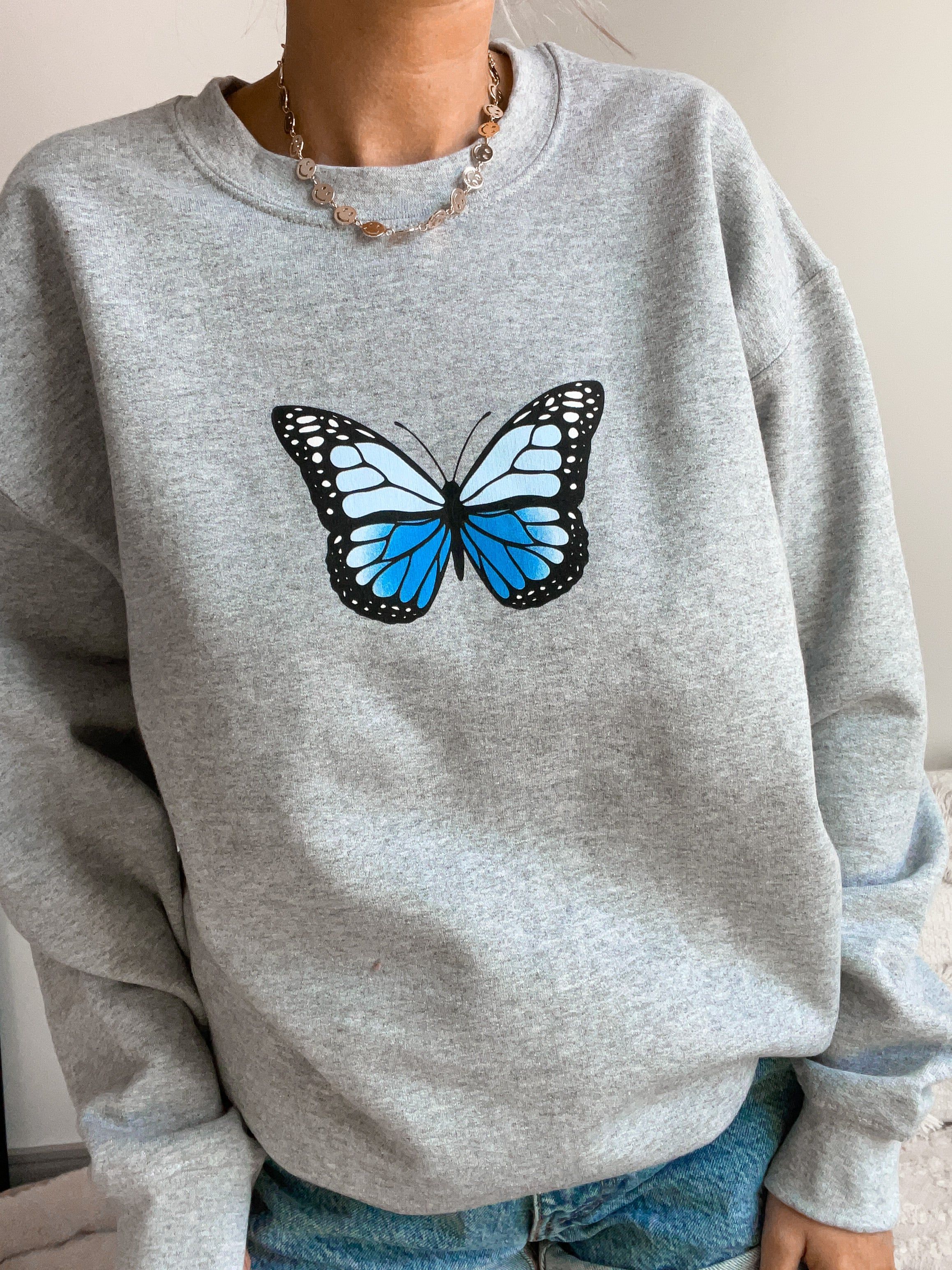 Butterfly Sweatshirt sold by Sunkissed Coconut product image thumbnail 2