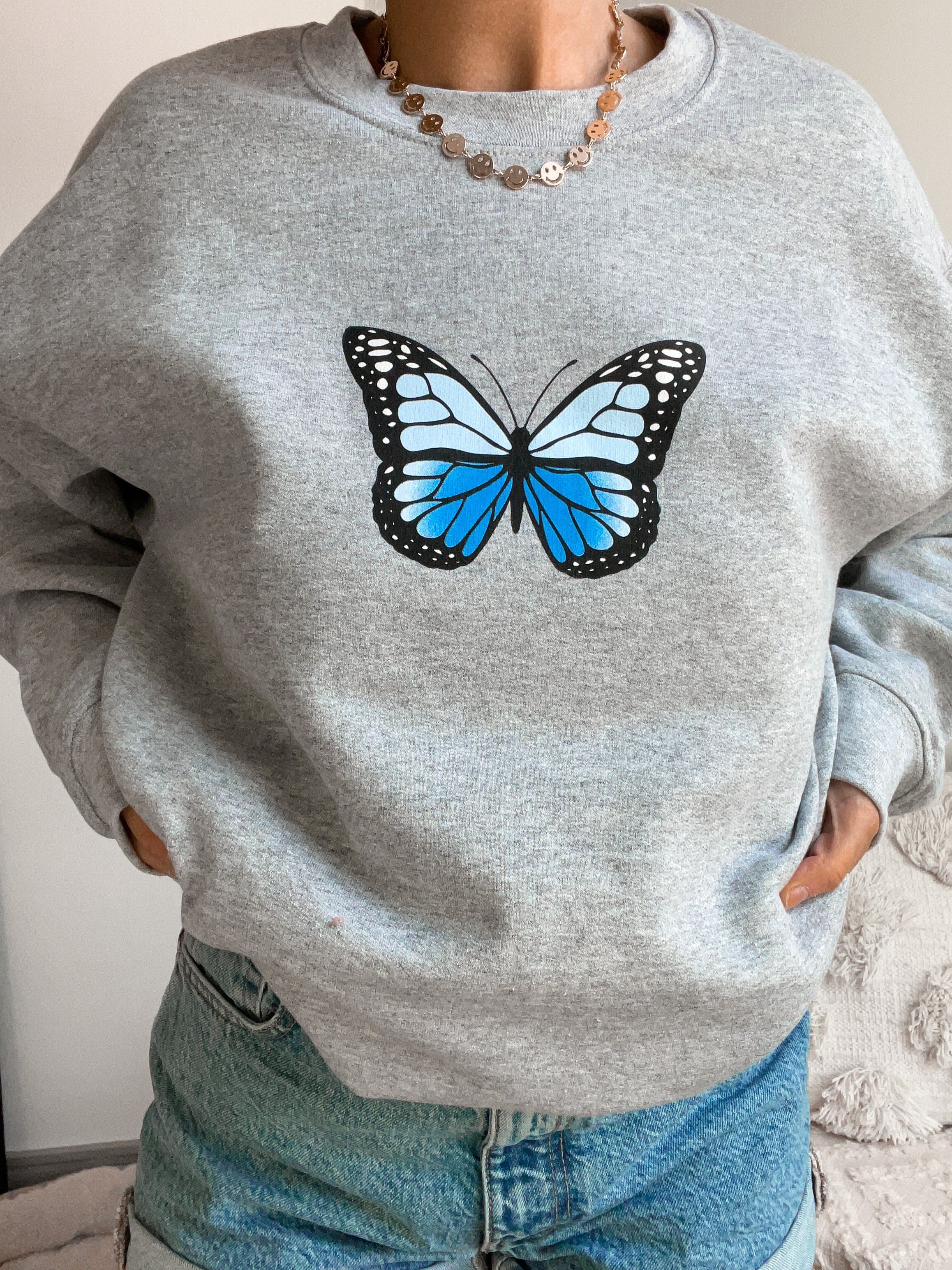 Butterfly Sweatshirt sold by Sunkissed Coconut product image thumbnail 3
