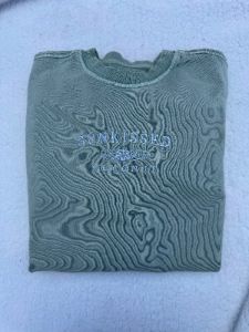 Washed Logo Embroider Sweatshirt sold by Sunkissed Coconut