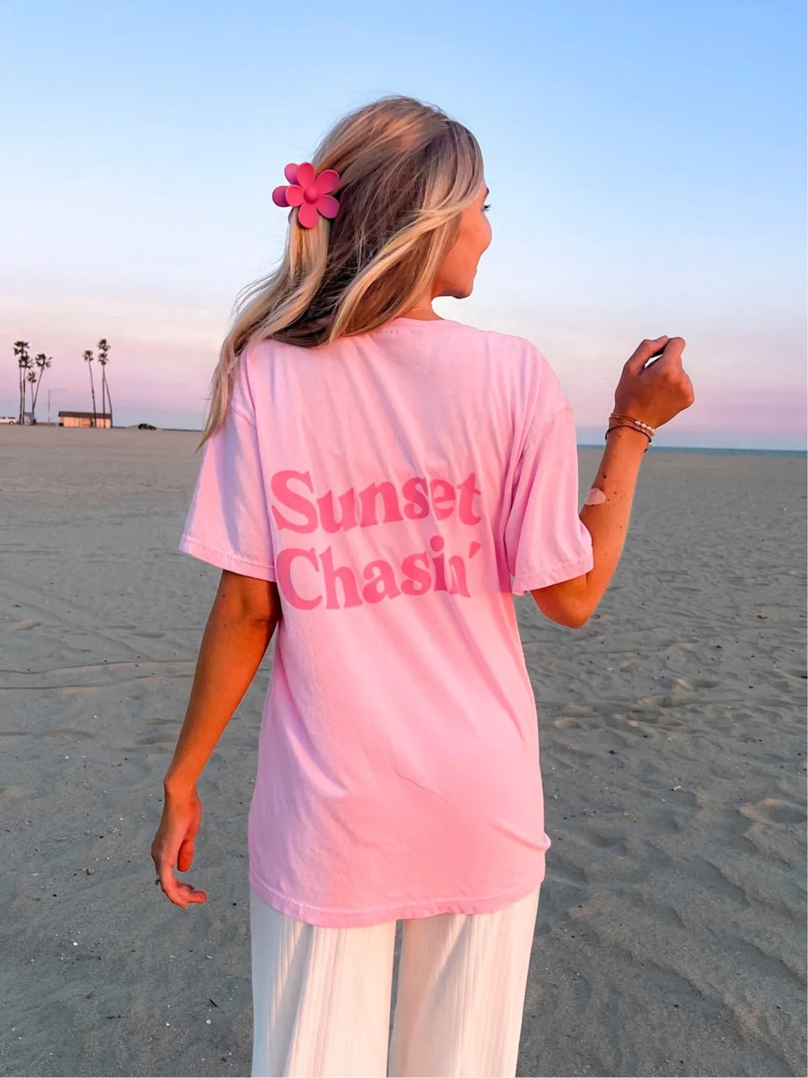(last one size XL) Sunset Chasin Comfort Colors Tee sold by Sunkissed Coconut