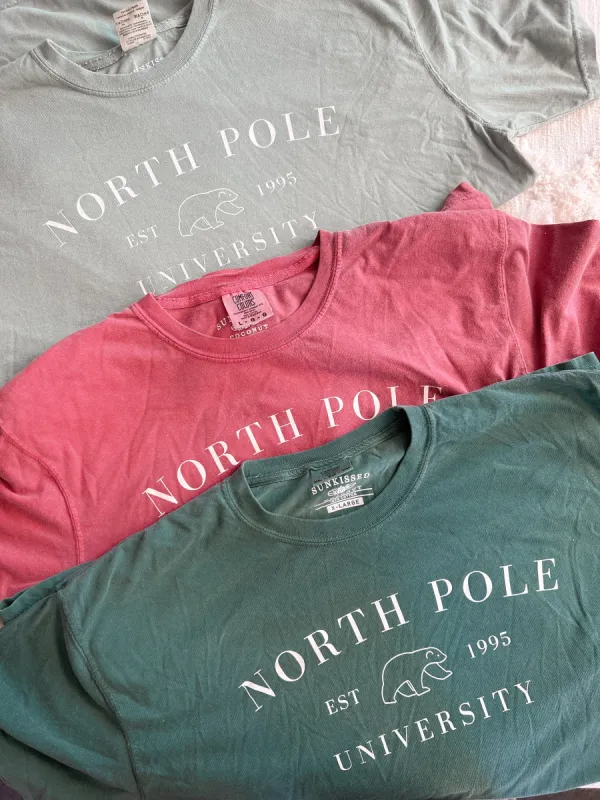 Comfort Colors North Pole Graphic Tees sold by Sunkissed Coconut