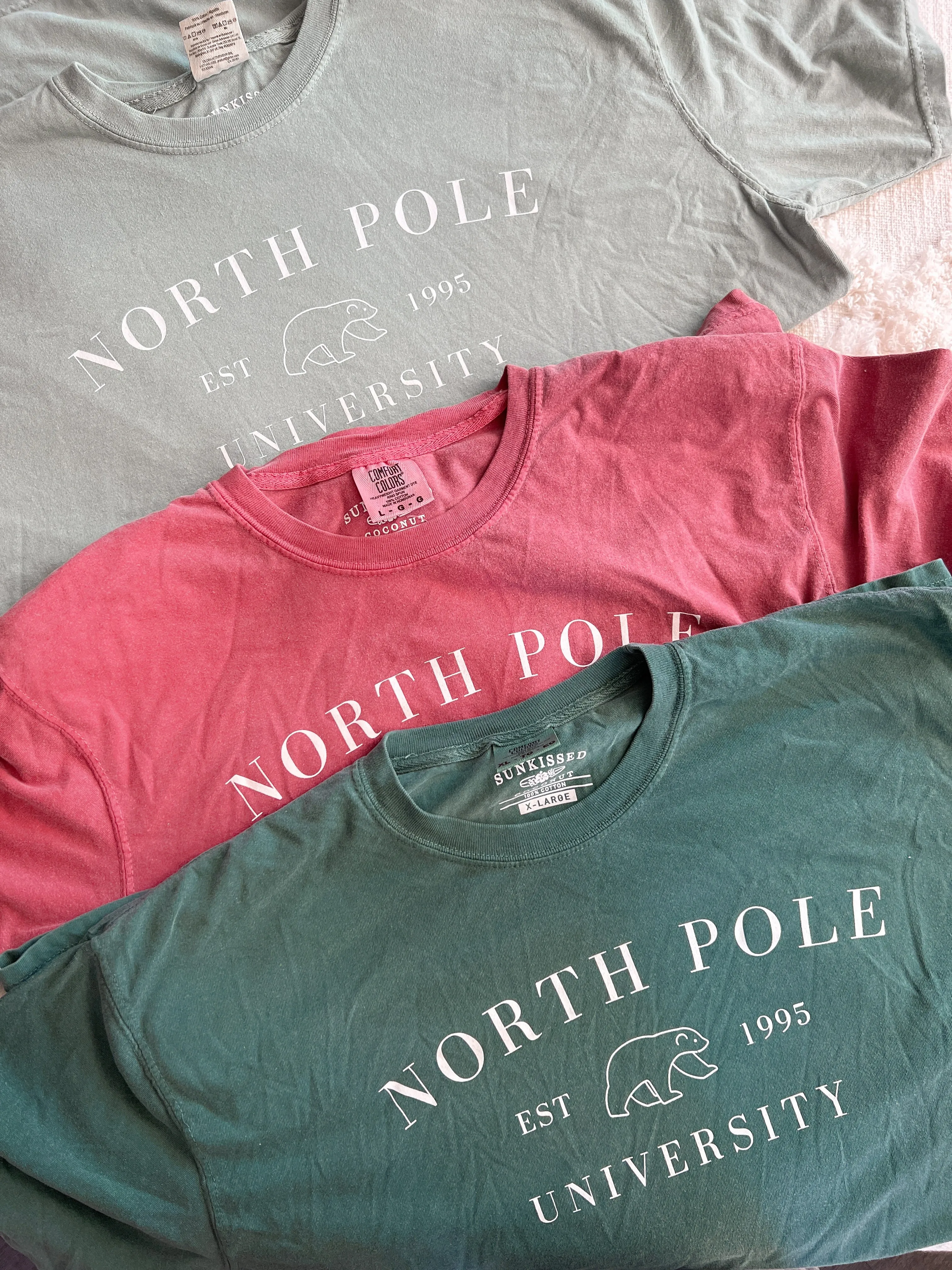 Comfort Colors North Pole Graphic Tees sold by Sunkissed Coconut