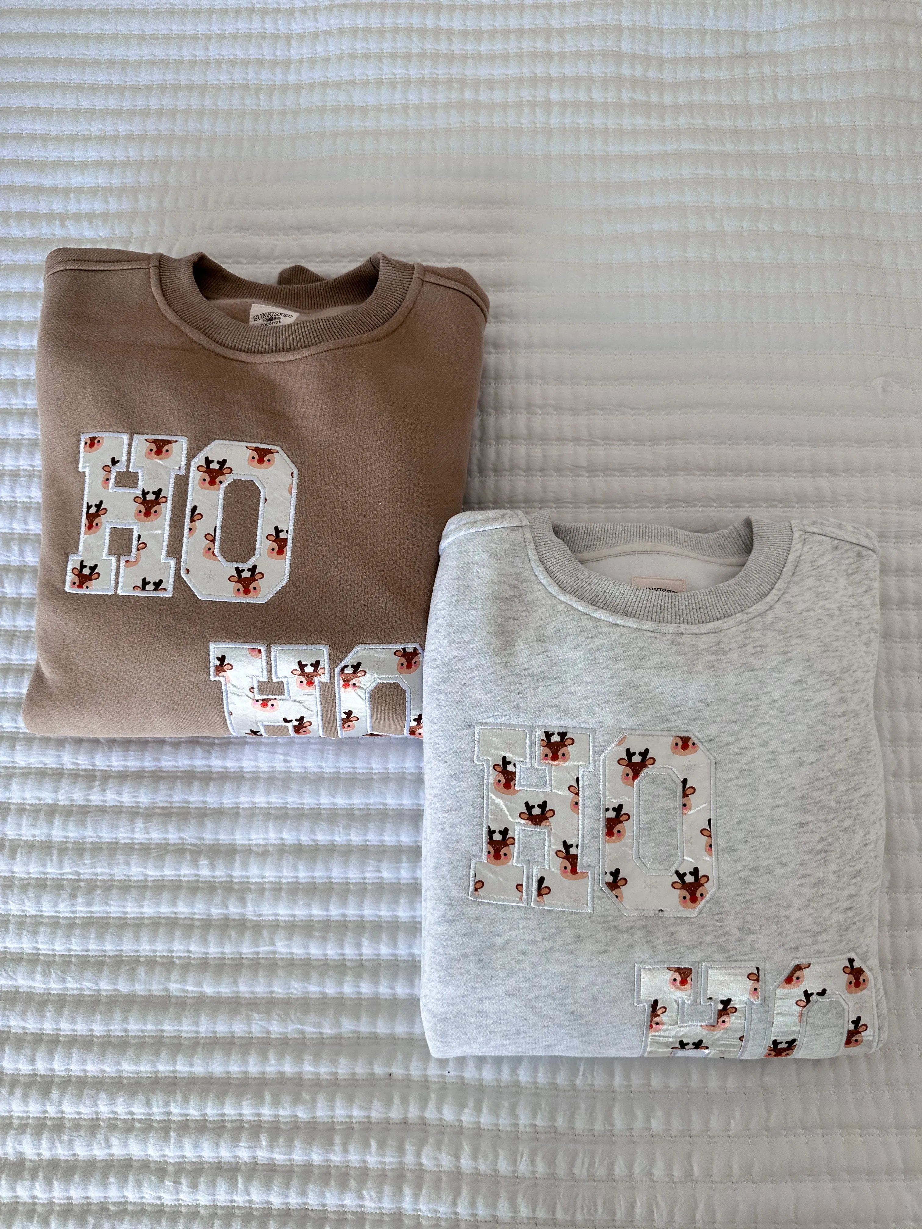 Cappuccino Reindeer Sweatshirt sold by Sunkissed Coconut product image thumbnail 3