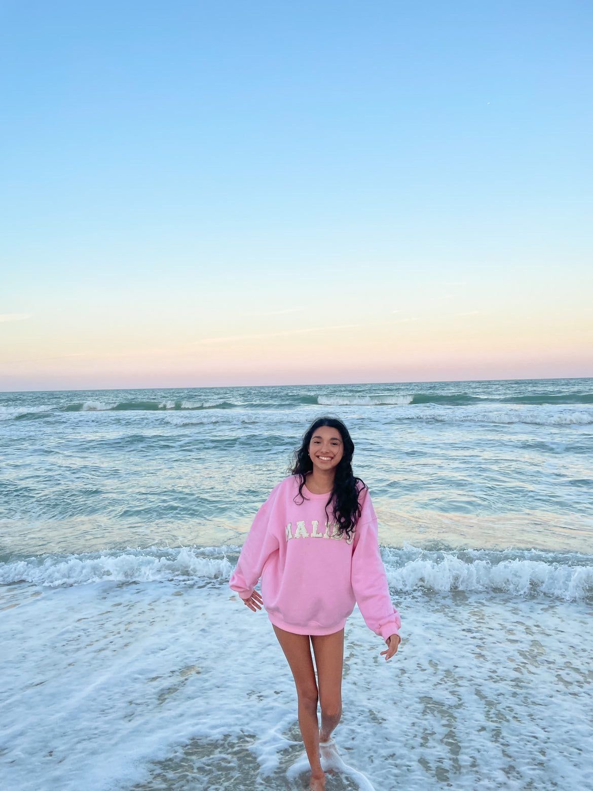 Malibu Varsity Sweatshirt sold by Sunkissed Coconut product image thumbnail 5