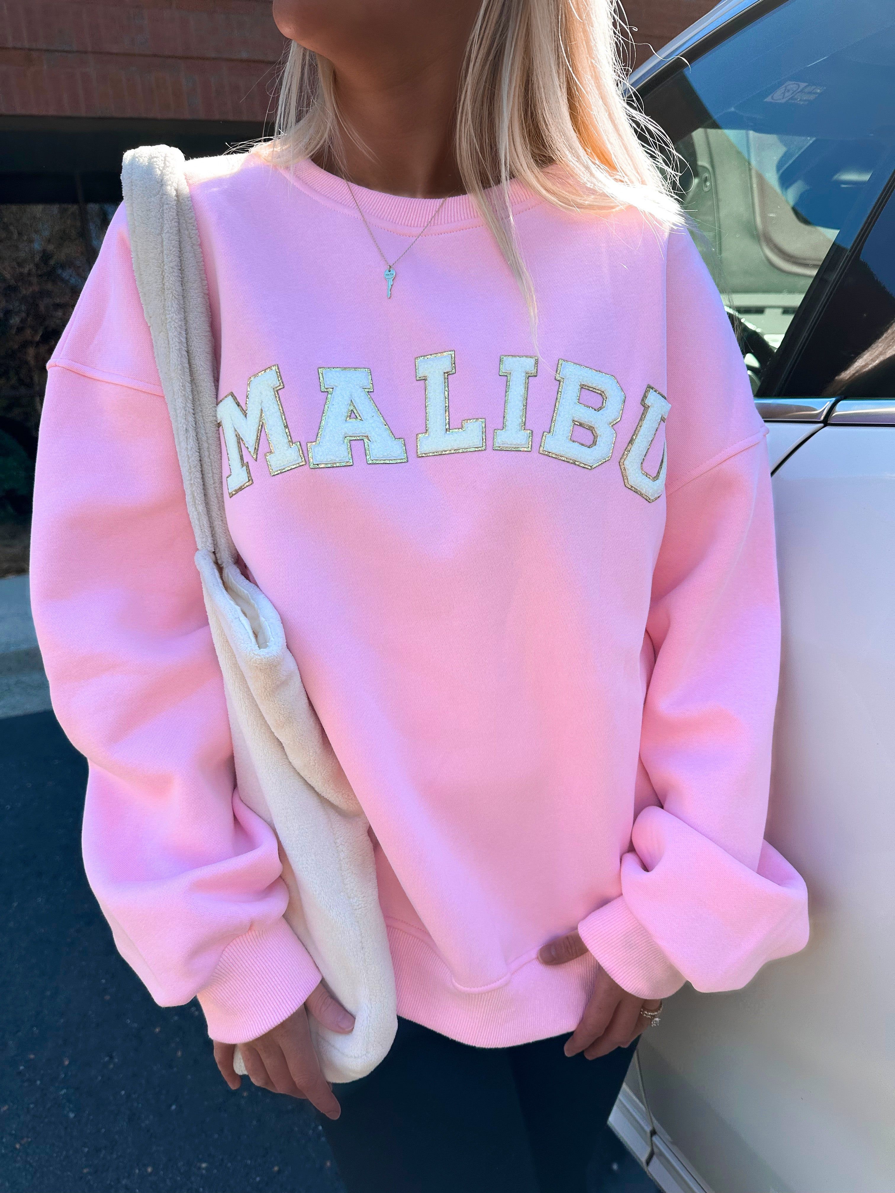 Malibu Varsity Sweatshirt sold by Sunkissed Coconut