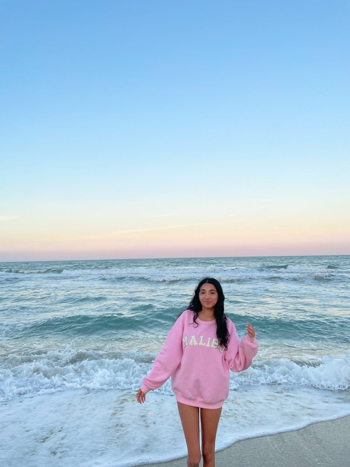 Malibu Varsity Sweatshirt sold by Sunkissed Coconut product image thumbnail 4