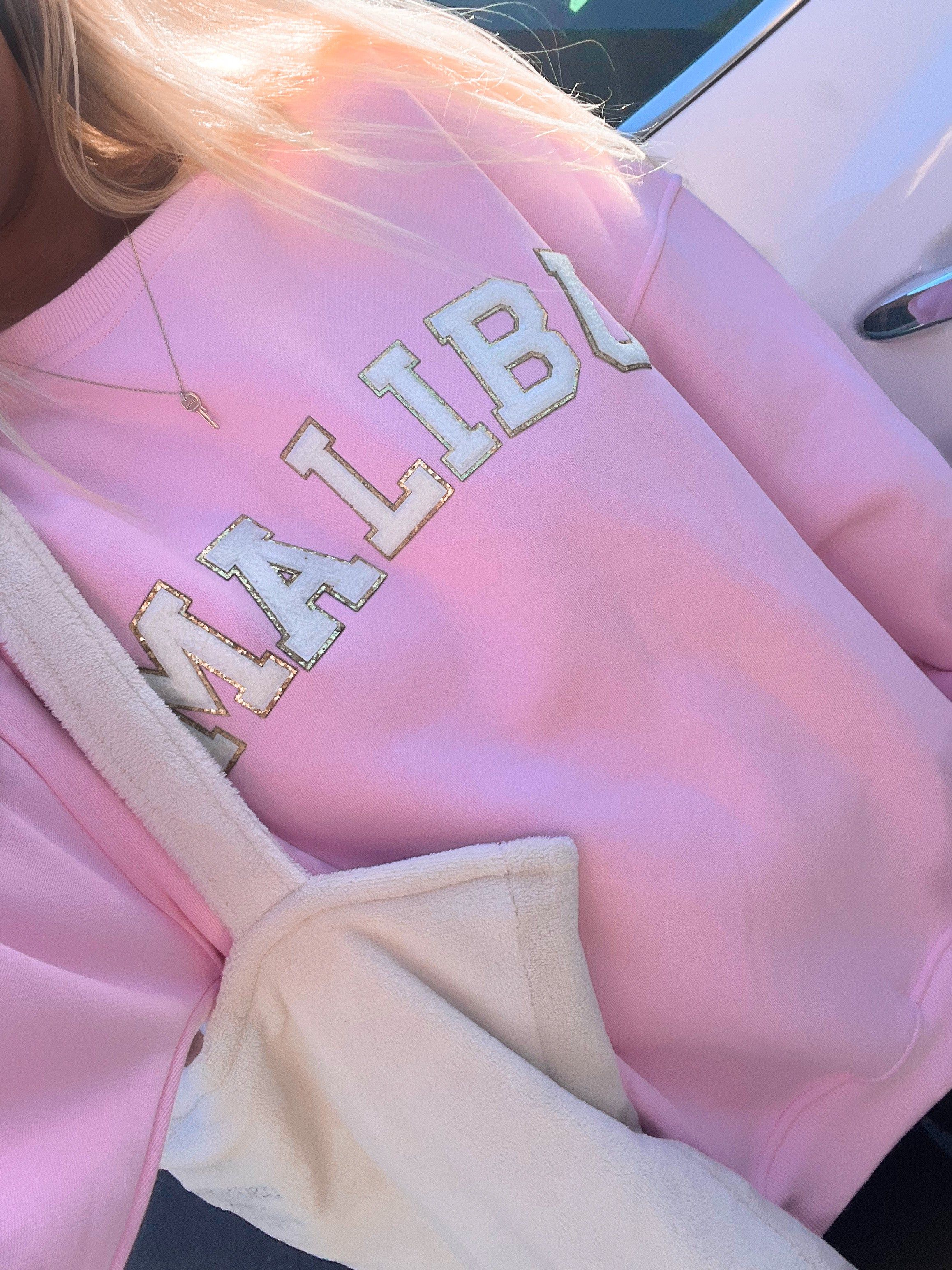 Malibu Varsity Sweatshirt sold by Sunkissed Coconut product image thumbnail 3