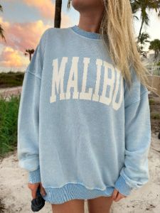 Malibu Graphic Sweatshirt sold by Sunkissed Coconut