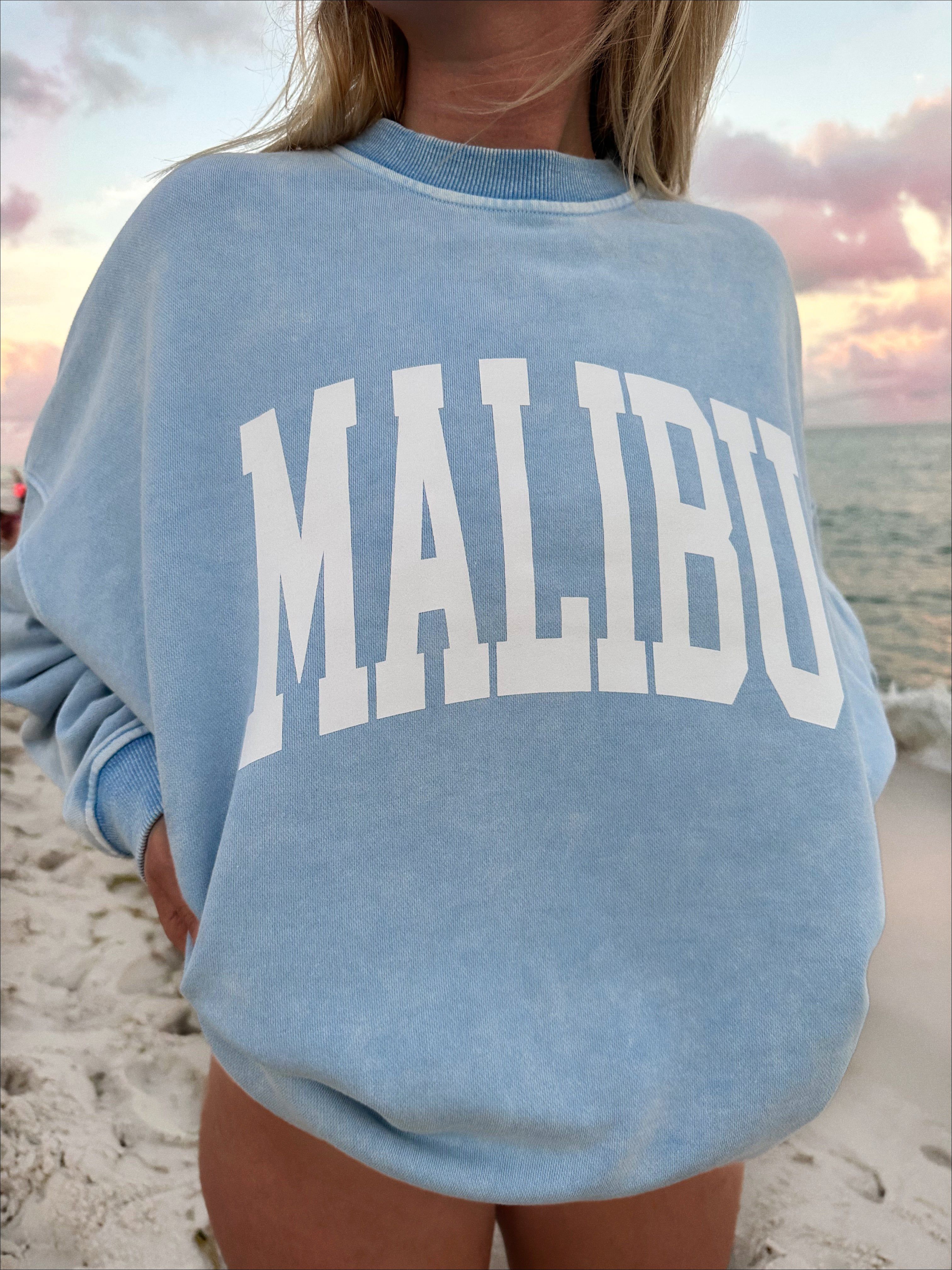 Malibu Graphic Sweatshirt sold by Sunkissed Coconut product image thumbnail 2