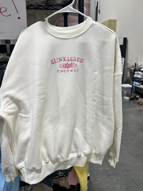 logo sweatshirt one of a kind sold by Sunkissed Coconut