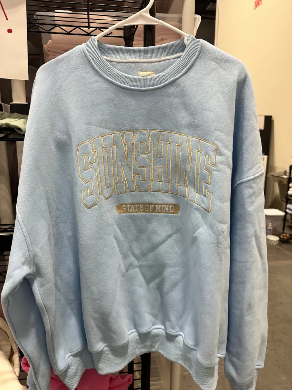 sunshine state of mind sweatshirt one of a kind sold by Sunkissed Coconut