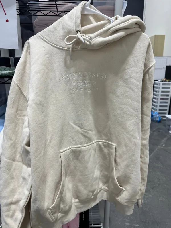 Neutral logo hoodie one of a kind sold by Sunkissed Coconut
