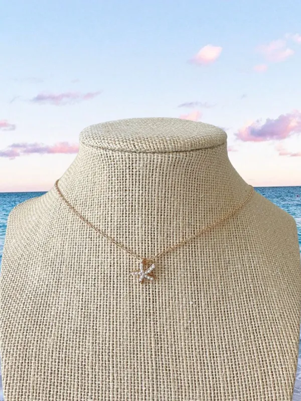 STARFISH DAINTY NECKLACE sold by Sunkissed Coconut