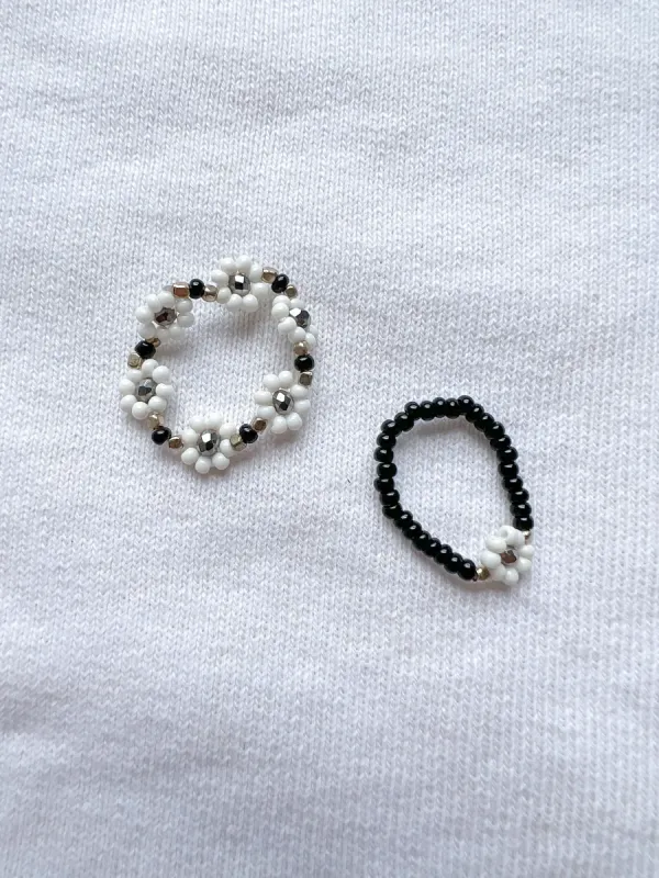 Seed Bead Ring Set sold by Sunkissed Coconut