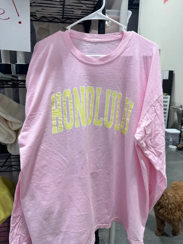 Honolulu Long Sleeve Tee sold by Sunkissed Coconut