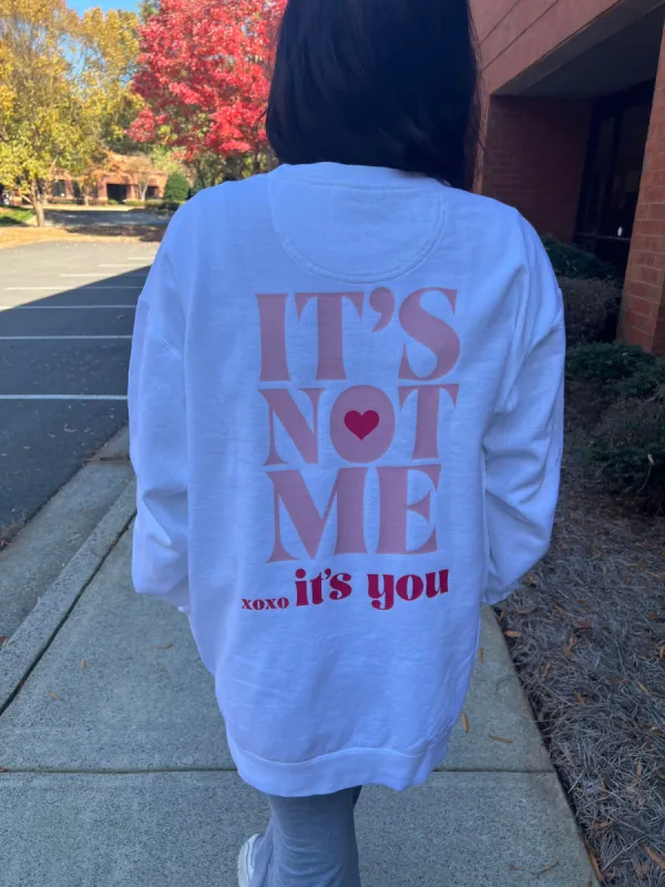 It's Not Me It's You Sweatshirt sold by Sunkissed Coconut