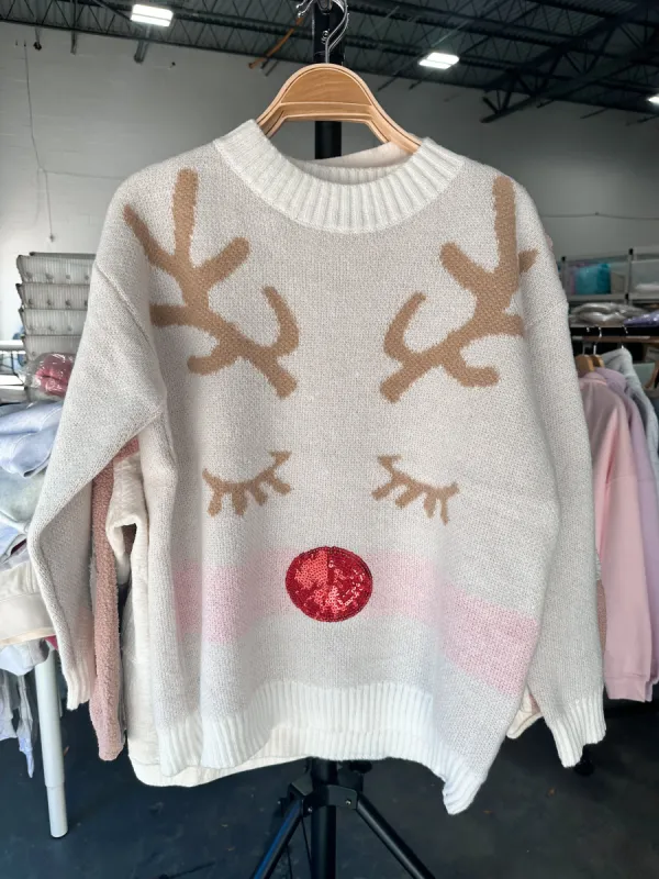 Reindeer Sweater sold by Sunkissed Coconut
