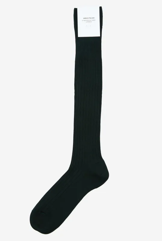 Cotton OTC Sock Forest sold by Anglo Italian