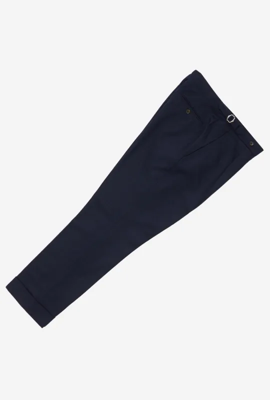 Tailored Trouser Navy Flannel sold by Anglo Italian