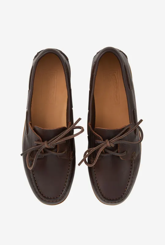 Boat Shoes Espresso Calf sold by Anglo Italian