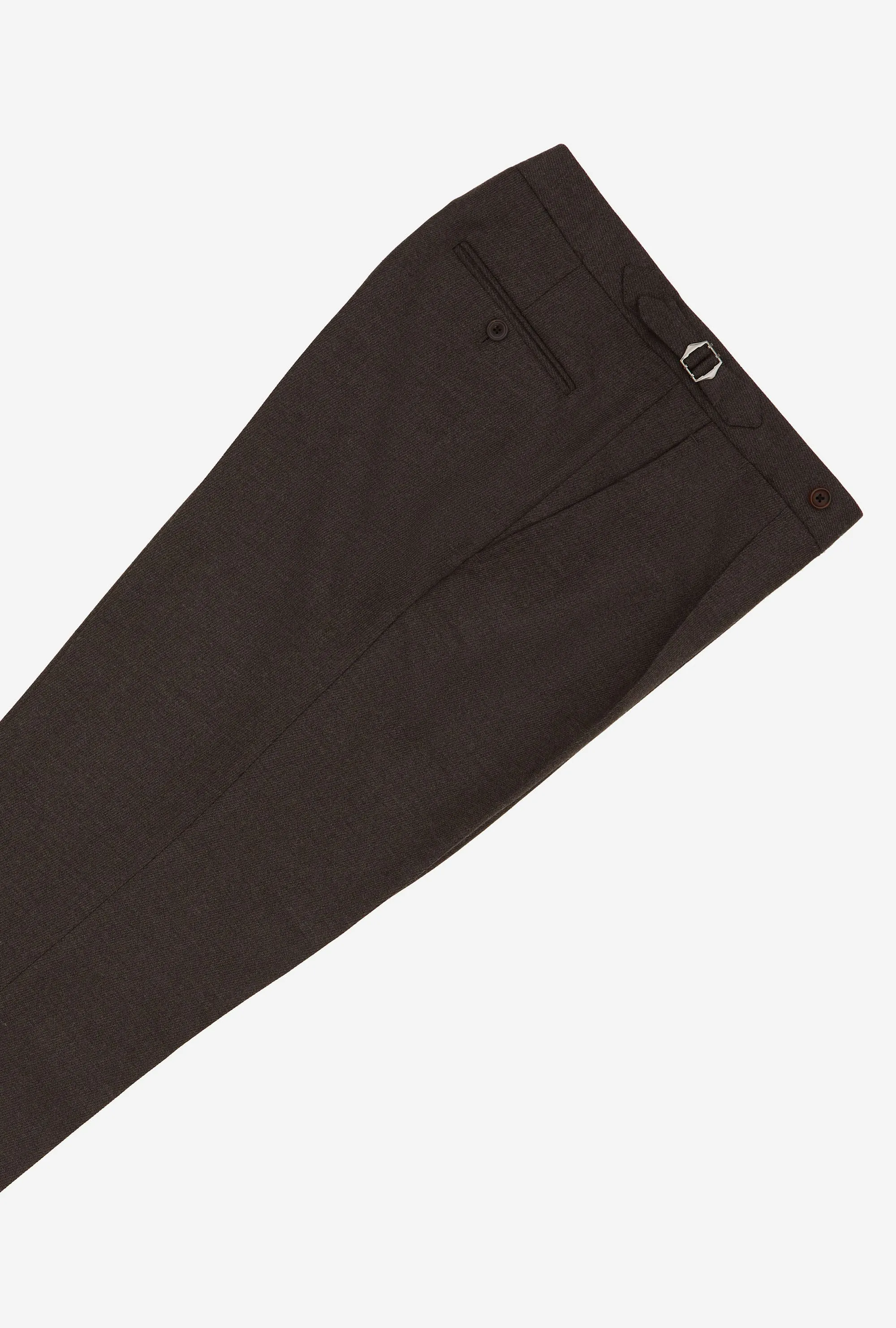 Tailored Trouser Brown Cavalry Twill sold by Anglo Italian product image thumbnail 3