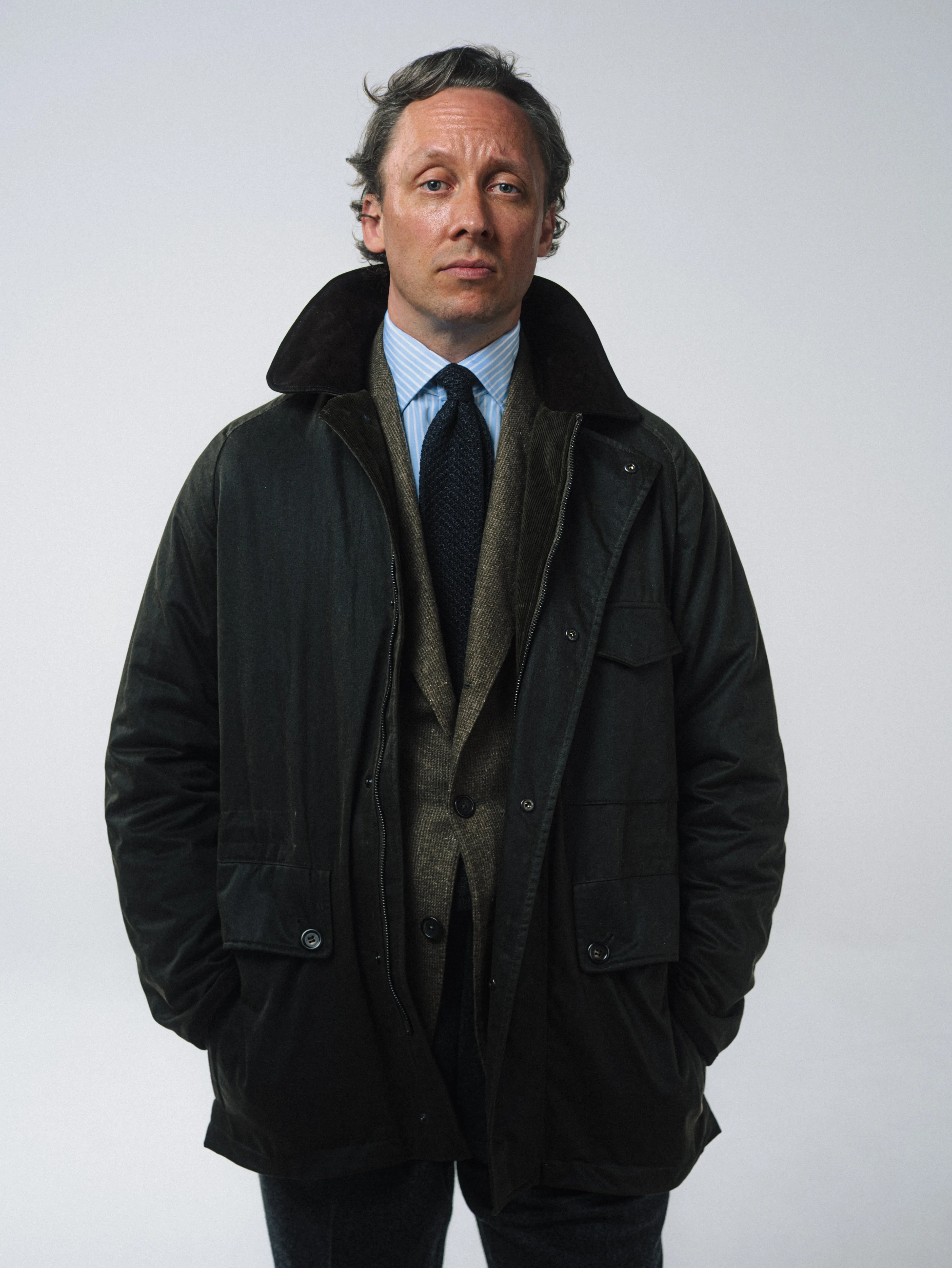 Country Coat Waxed Cotton Olive sold by Anglo Italian product image thumbnail 3