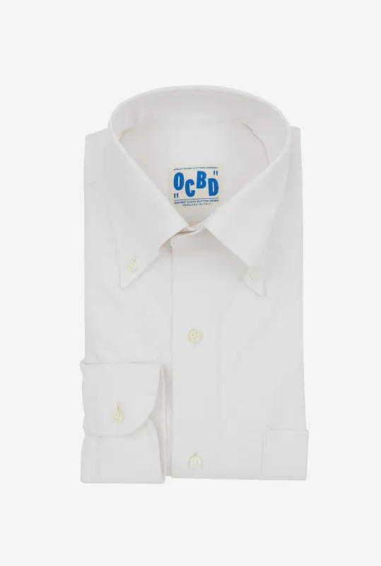 OCBD Grande Shirt Off White sold by Anglo Italian