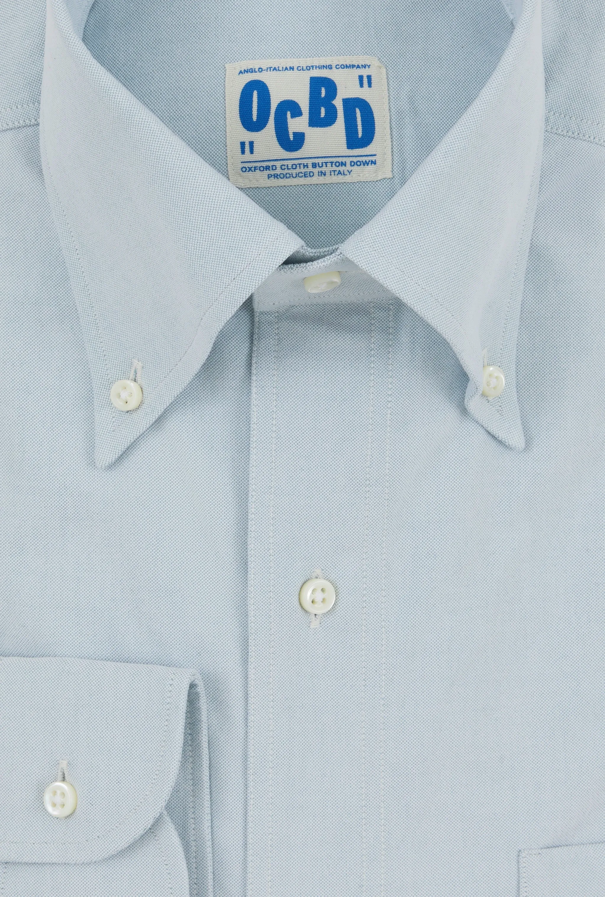 OCBD Grande Shirt Mint sold by Anglo Italian product image thumbnail 3