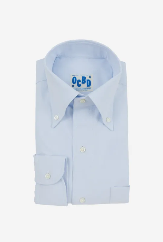 OCBD Grande Shirt Ice Blue made by Anglo Italian