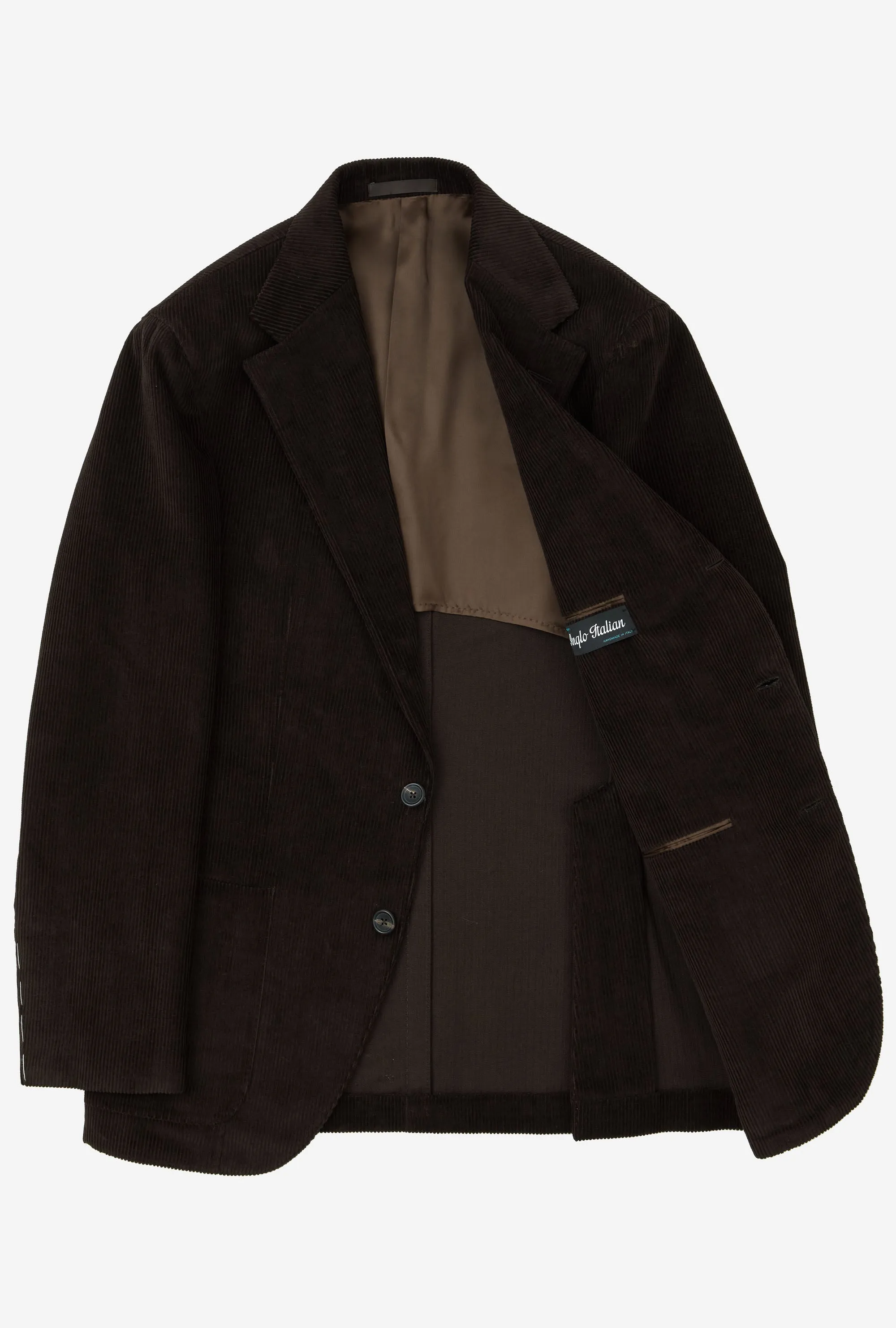 Suit Single Breasted Brown Corduroy sold by Anglo Italian product image thumbnail 5