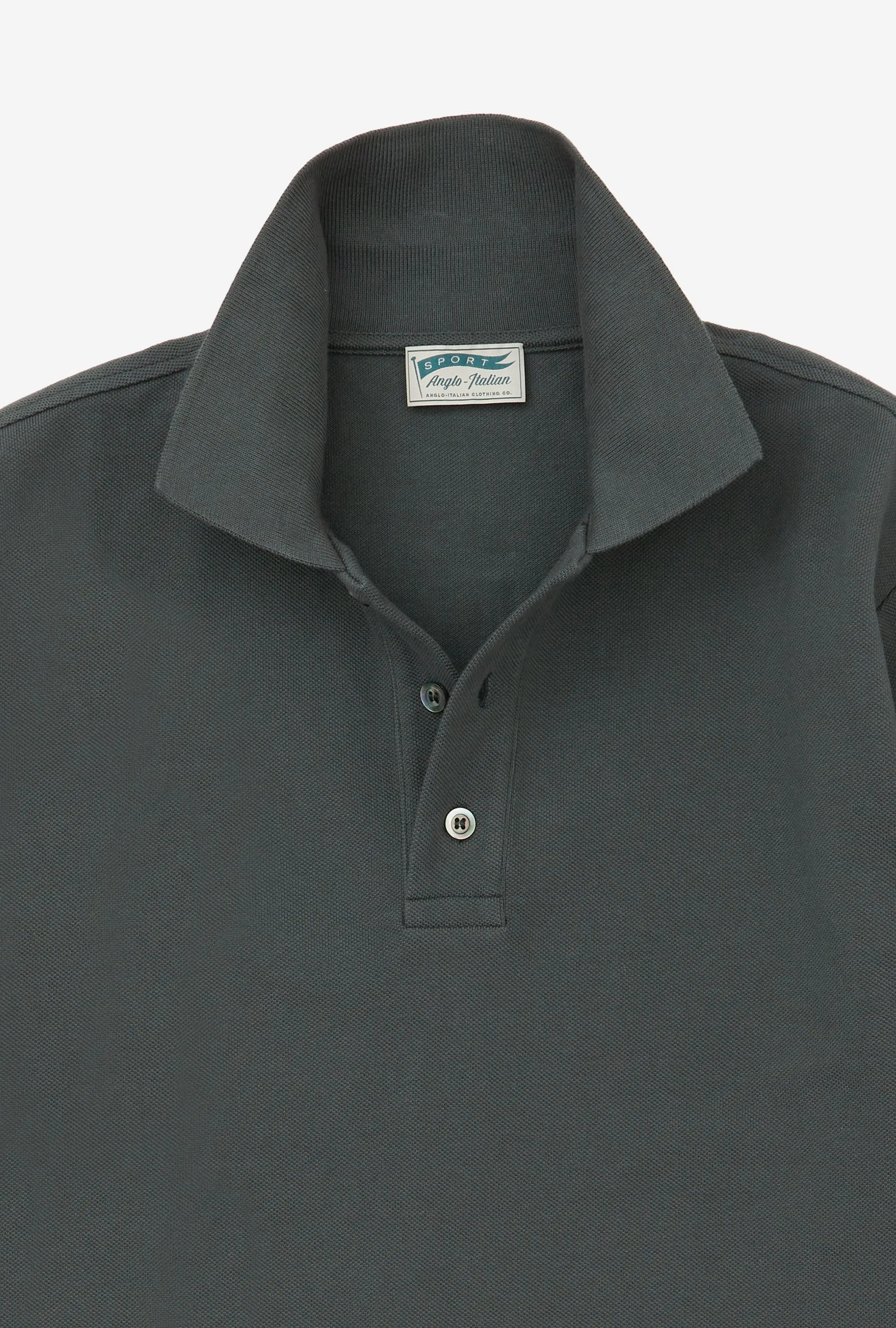 Polo Shirt Long Sleeve Forest sold by Anglo Italian product image thumbnail 4